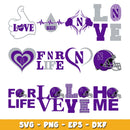 Northwestern Wildcats love Bundle svg, Northwestern Wildcats logo svg, ncaa svg