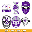 Northwestern Wildcats Bundle svg, Northwestern Wildcats logo svg, ncaa svg