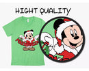 Mickey Christmas Clipart Bundle, Disney Christmas SVG Cut Files, Minnie Christmas SVG, Mickey Cricut, Silhouette Vector Cut Files