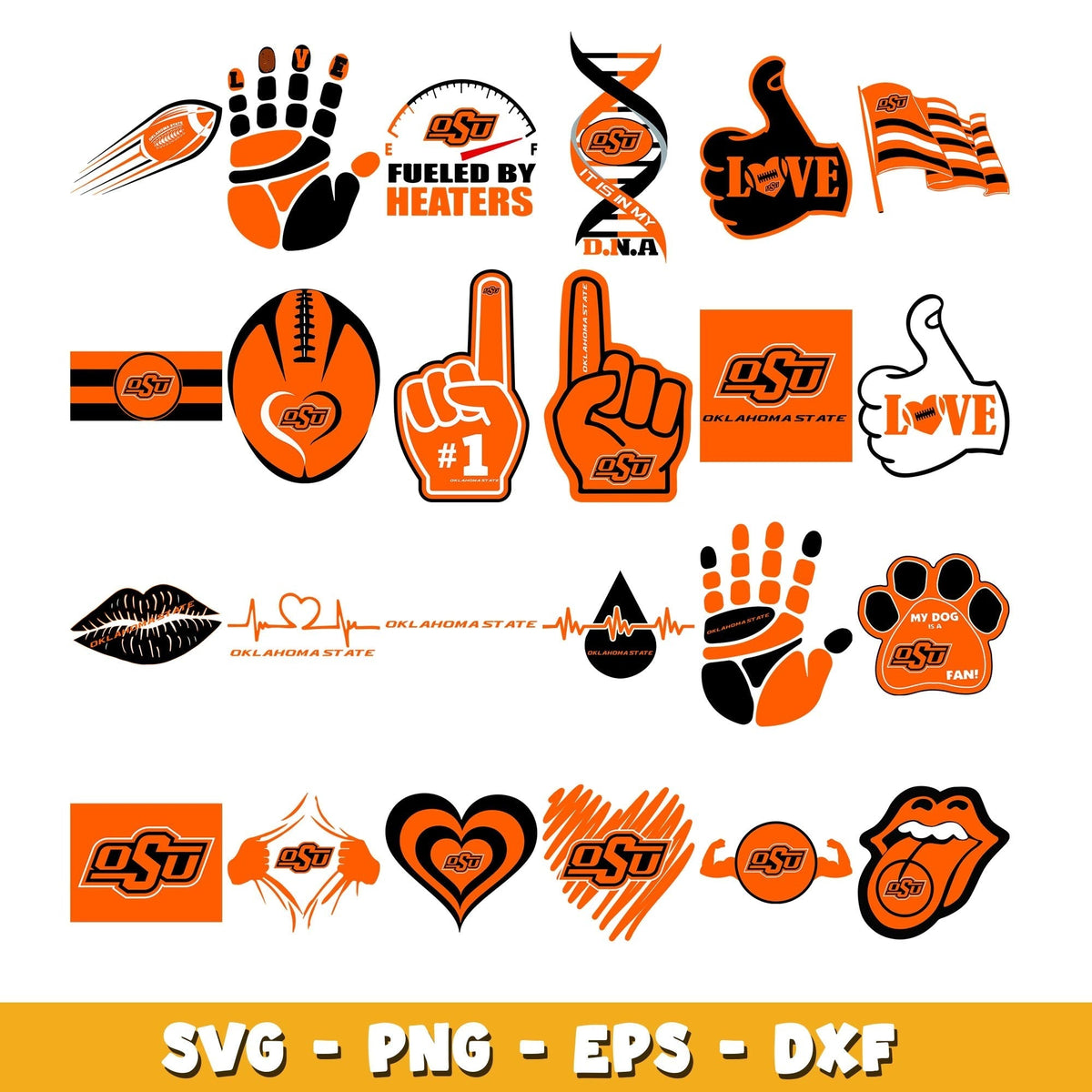 Oklahoma State Football Bundle svg, Oklahoma State logo svg, ncaa svg