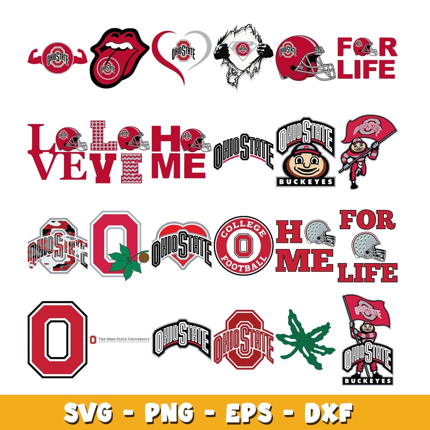 Ohio State Buckeyes Bundle svg, Ohio State logo svg, ncaa svg