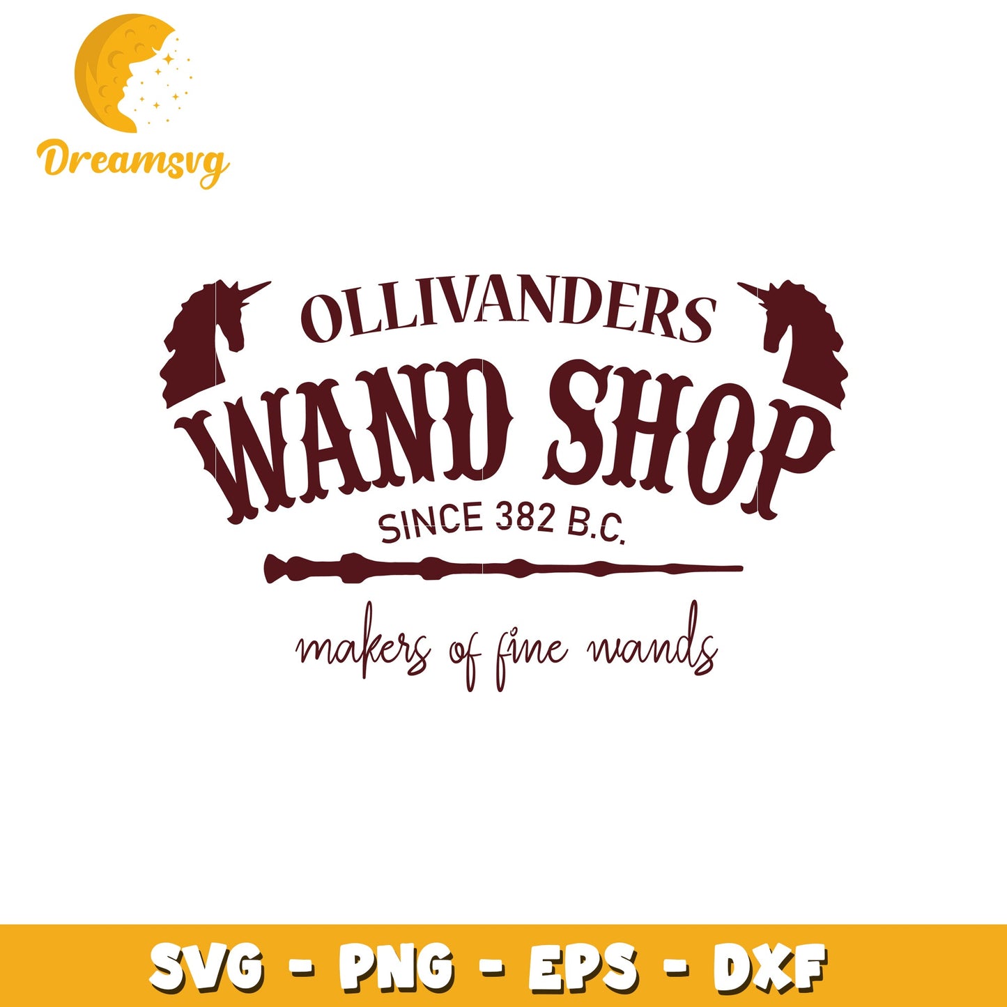 Olivanders Wand Shop SVG Cut File