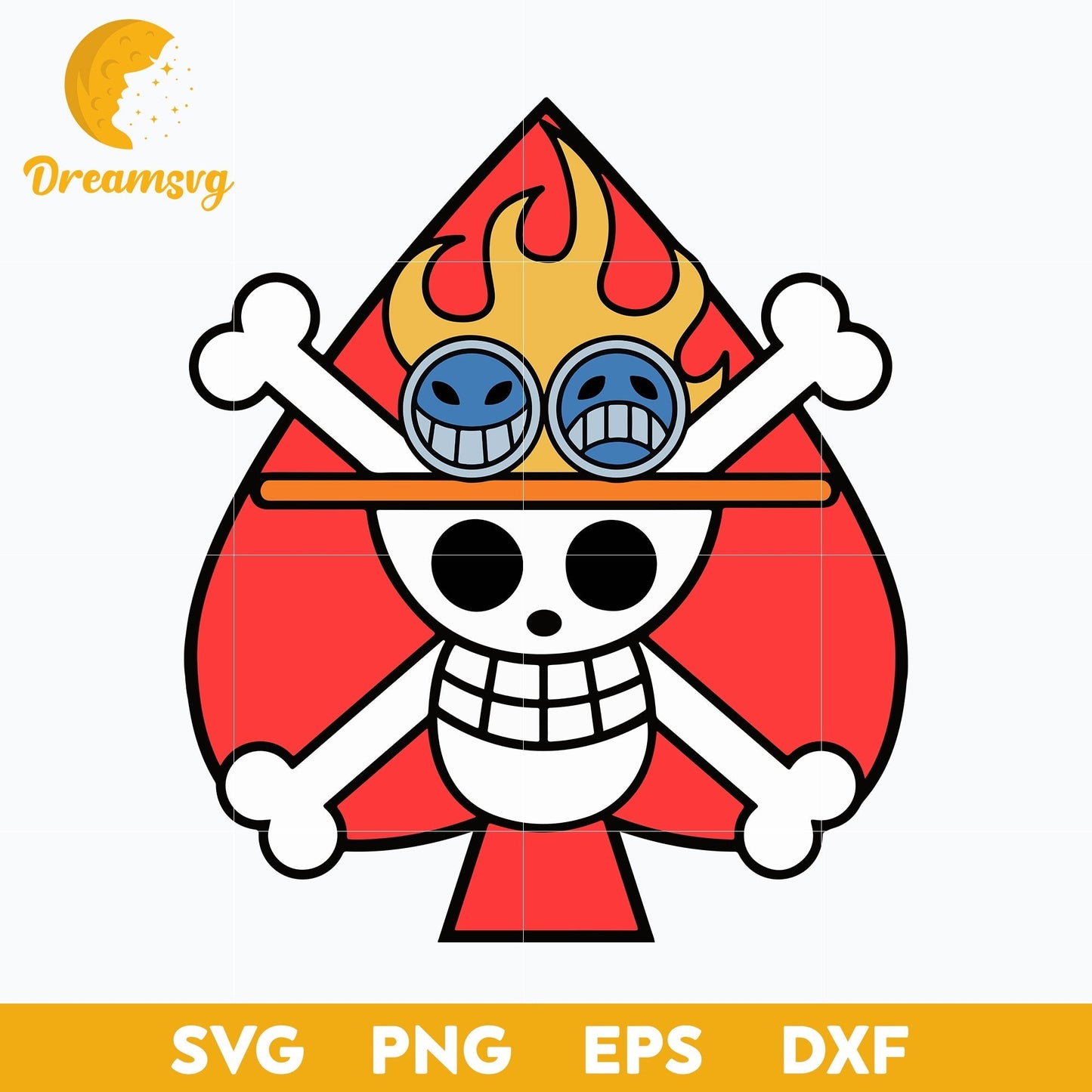One Piece Jolly Roger Svg, One Piece Svg, Jolly Roger Svg, Anime Svg, png, eps, dxf digital download.