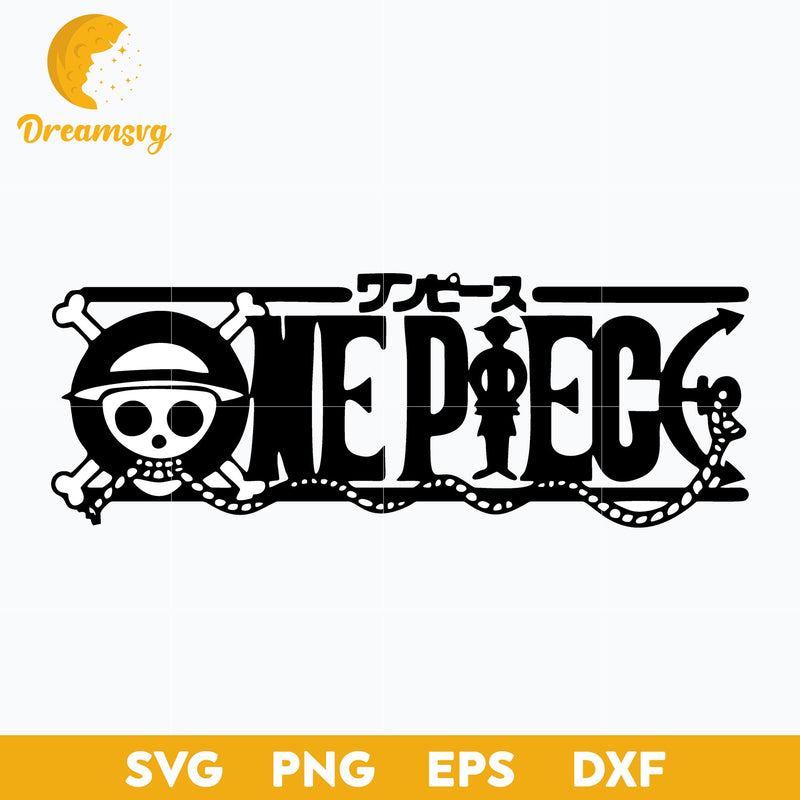 One Piece Logo Svg, Anime One Piece Logo Svg, Pirate Svg, Logo Anime Svg, Anime Svg, png, eps, dxf digital download.