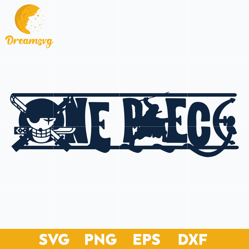 One Piece Logo Svg, Skull One Piece Logo Svg, Pirate Logo Svg, Anime Logo Svg, Anime Svg, png, eps, dxf digital download.