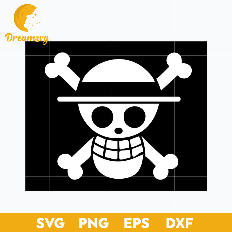 One Piece Skull Logo Svg, Logo One Piece Svg, Skull Logo Svg, Anime Svg, png, eps, dxf digital download.