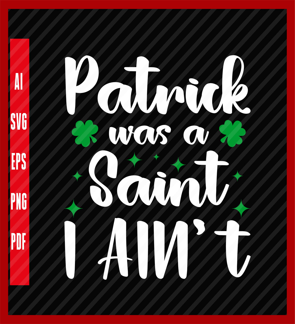 One Lucky Sister Youth St Patrick's Day T-Shirt, Toddler Shirt, Youth Shirt, Cute St Patrick's Day Shirt Design Eps, Ai, Png, Svg and Pdf Printable Files