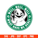 Oogie Boogie Starbucks Svg, Nightmare Before Christmas Svg, Halloween Svg, Cricut, Silhouette Vector Cut File