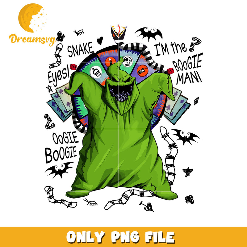 Oogie Boogie Cartoon Design PNG Halloween Art File