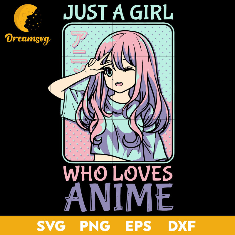 Otaku Just A Girl Who Loves Anime, And Sketching Manga Girl Svg Anime, Lovers Svg Manga Svg Anime, Girl Svg Anime Svg, png, eps, dxf digital download.