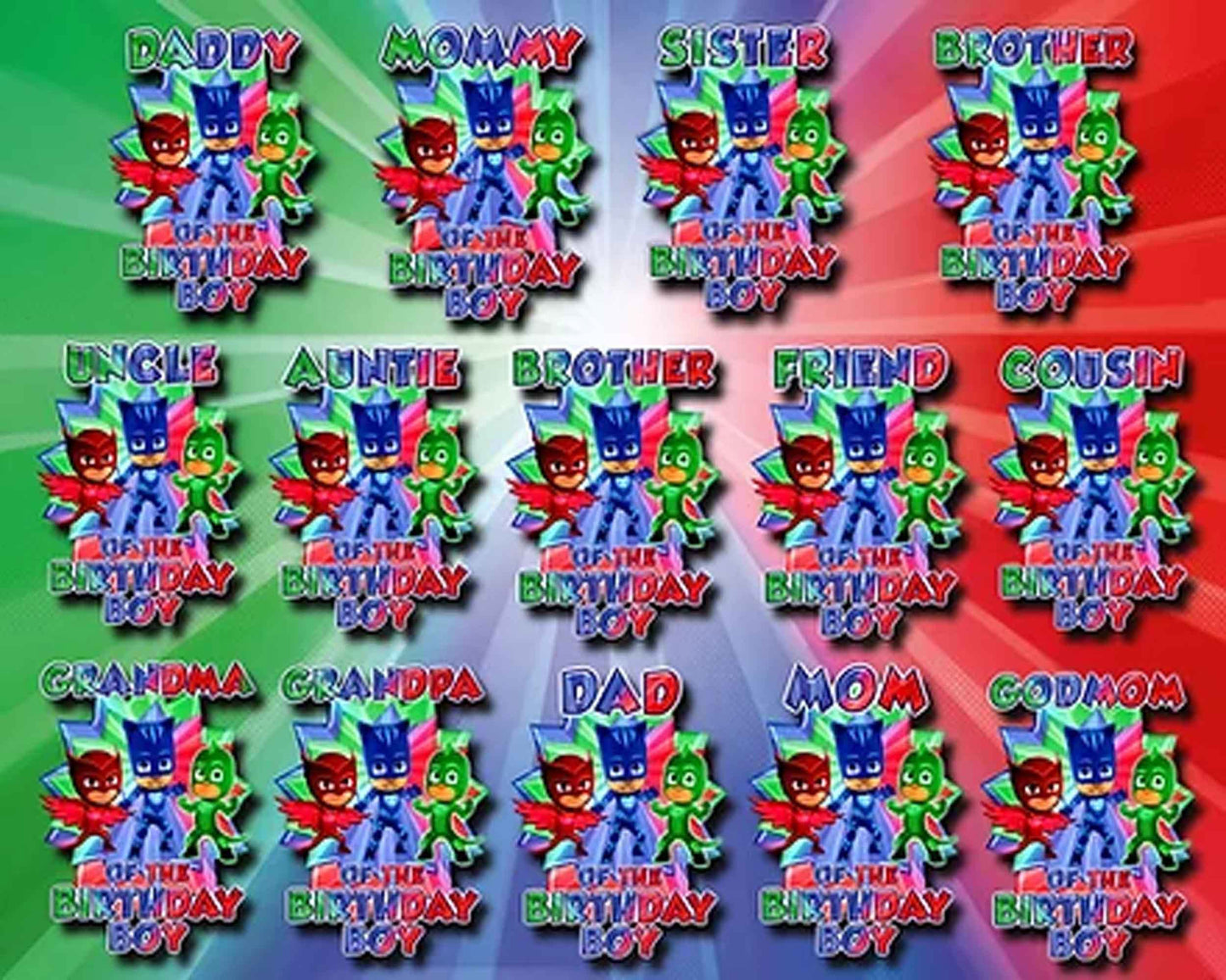 23+ PJ Masks PNG Bundle, PJ masks png bundle, Layered SVG, Cricut, Cut files download.