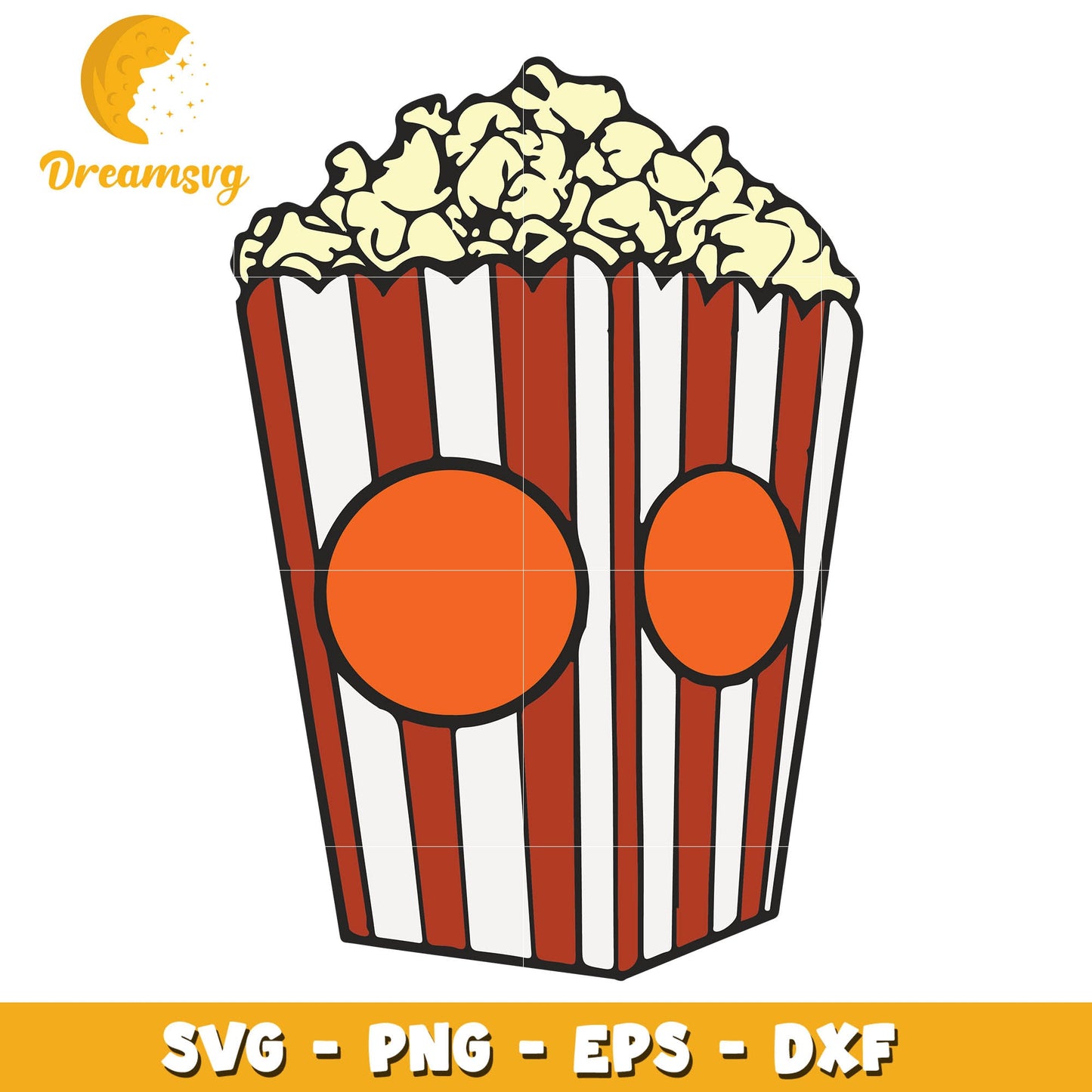 Popcorn design svg, halloween svg