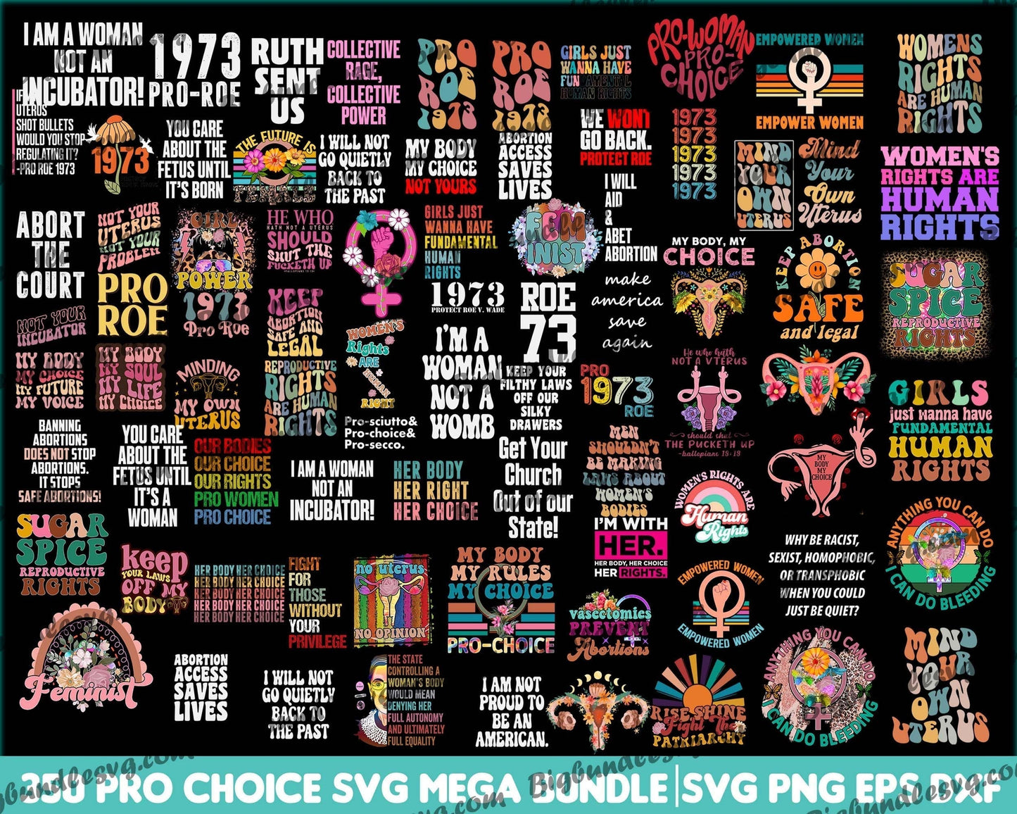750+ Pro Choice Svg Mega Bundle - Digital download