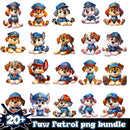 Paw Patrol Bundle 20+ PNG