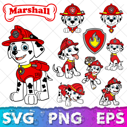 Paw Patrol SVG Bundle, Paw Patrol Clipart Paw Patrol Alphabet, Silhouette Svg Cut Files, Png Digital Bundle