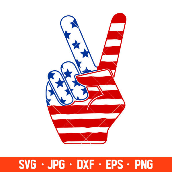 Peace Sign Svg, American Flag Peace Sign Svg,&nbsp; America Svg, Cricut, Silhouette Cut File