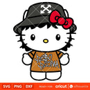 Peso Pluma Hello Kitty Svg, Sanrio Svg, Hello Kitty Svg, Kawaii Svg, Cricut, Silhouette Vector Cut File