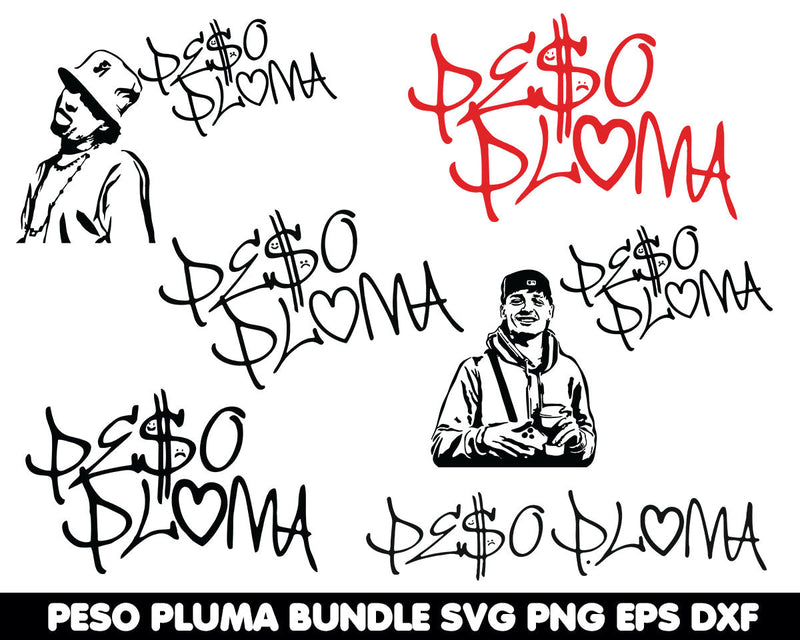 Peso Pluma Bundle SVG, Cutting File, Instant Download