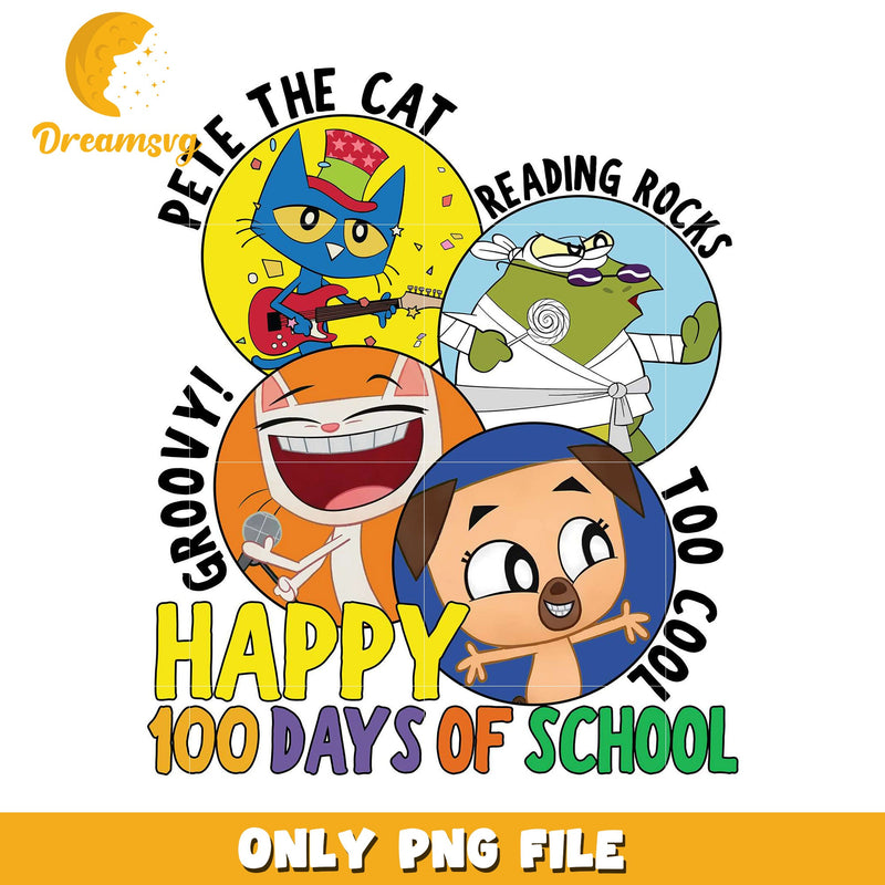 Pete the Cat 100 Days School PNG