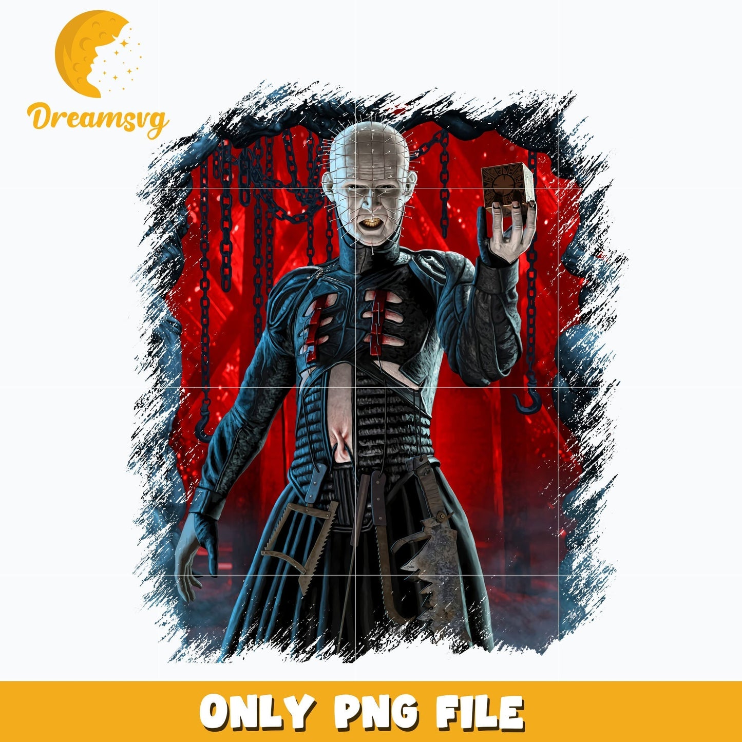 Pinhead halloween png, Halloween png, Digital download.