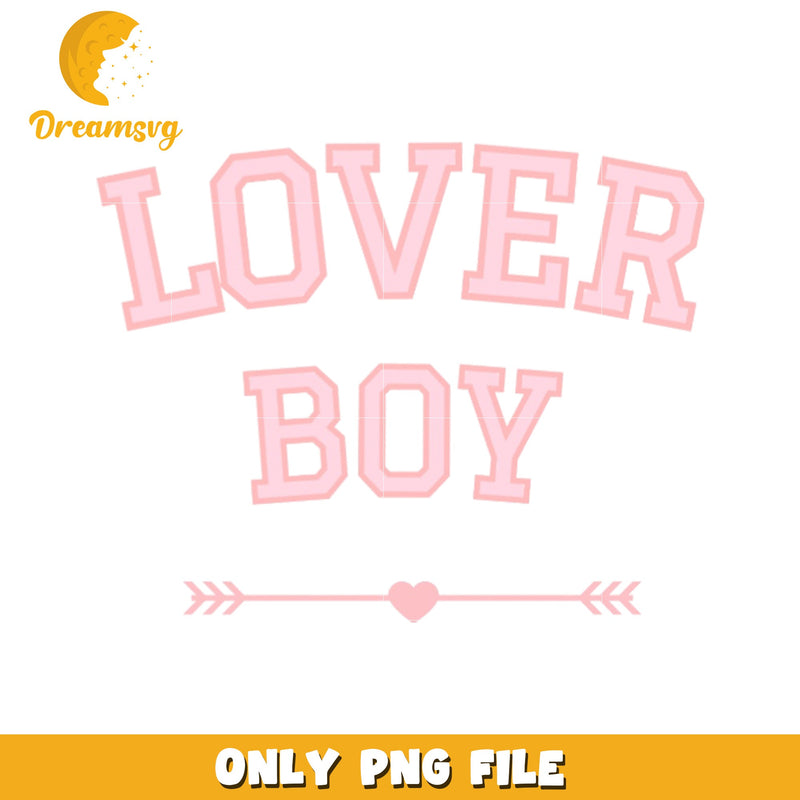 Pink Lover Boy PNG Graphic