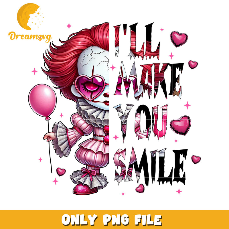 Pink Pennywise PNG Sublimation