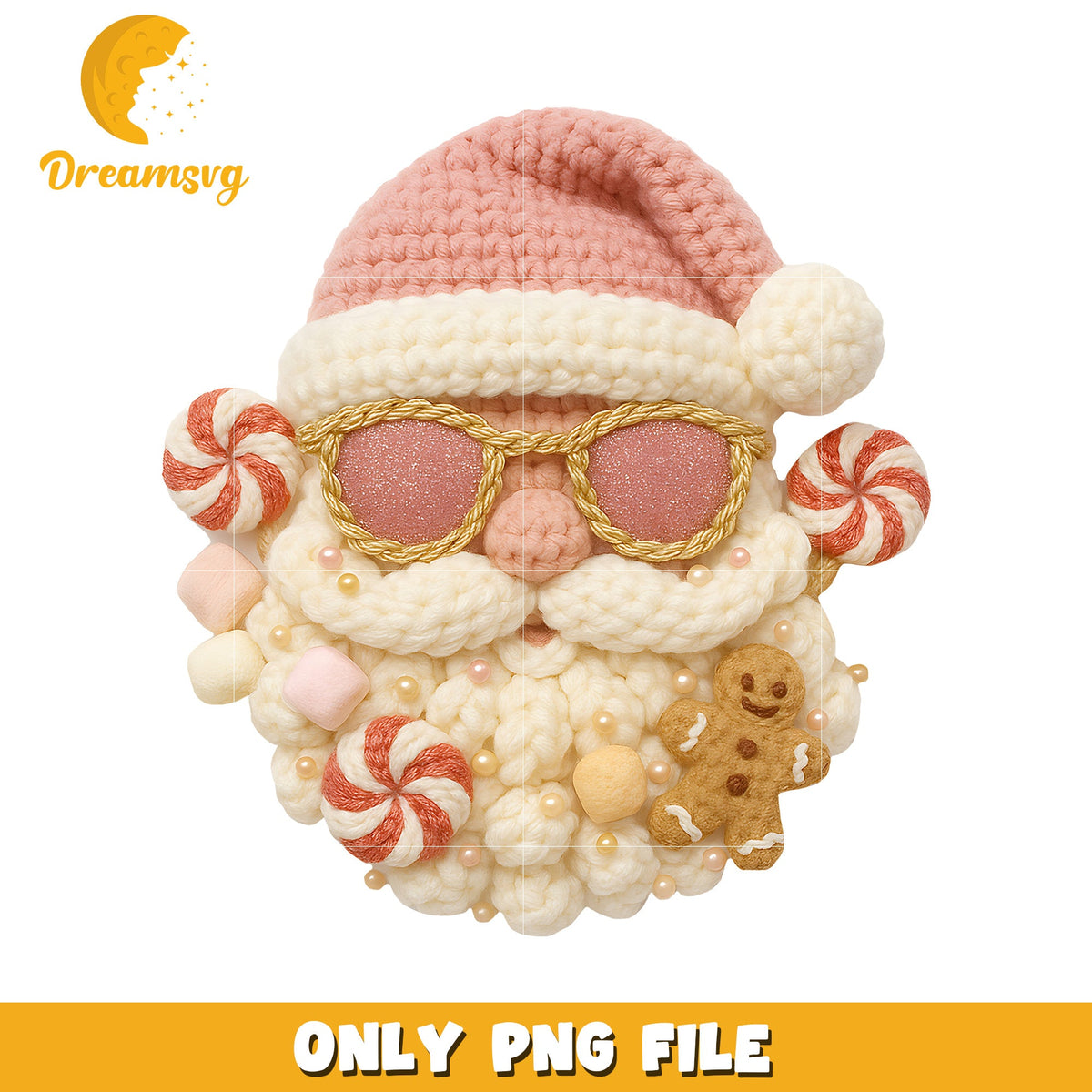 Pink santa png, last christmas png, christmas story png