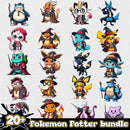 Pokemon potter png bundle
