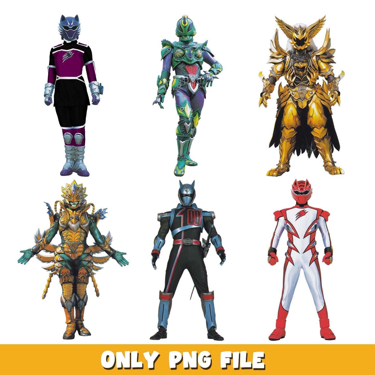 Power Rangers villains png, Power rangers bundle png, cartoon png