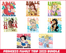 Disney Princess trip PNG, Princess Clipart, Princess Girl bundle , Magical Kingdom, Magic Kingdom Princess