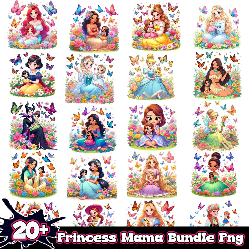 Princess Mama Bundle 20+ PNG