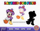 Mickey and Friends Halloween Cliparts Bundle, Disney Halloween SVG Cut Files For Cricut / Silhouette, Disney Halloween Png