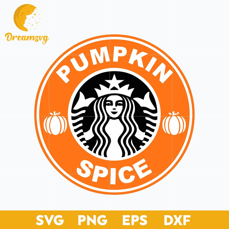 Pumpkin Spice Starbucks svg, Halloween svg, png, dxf, eps digital file.