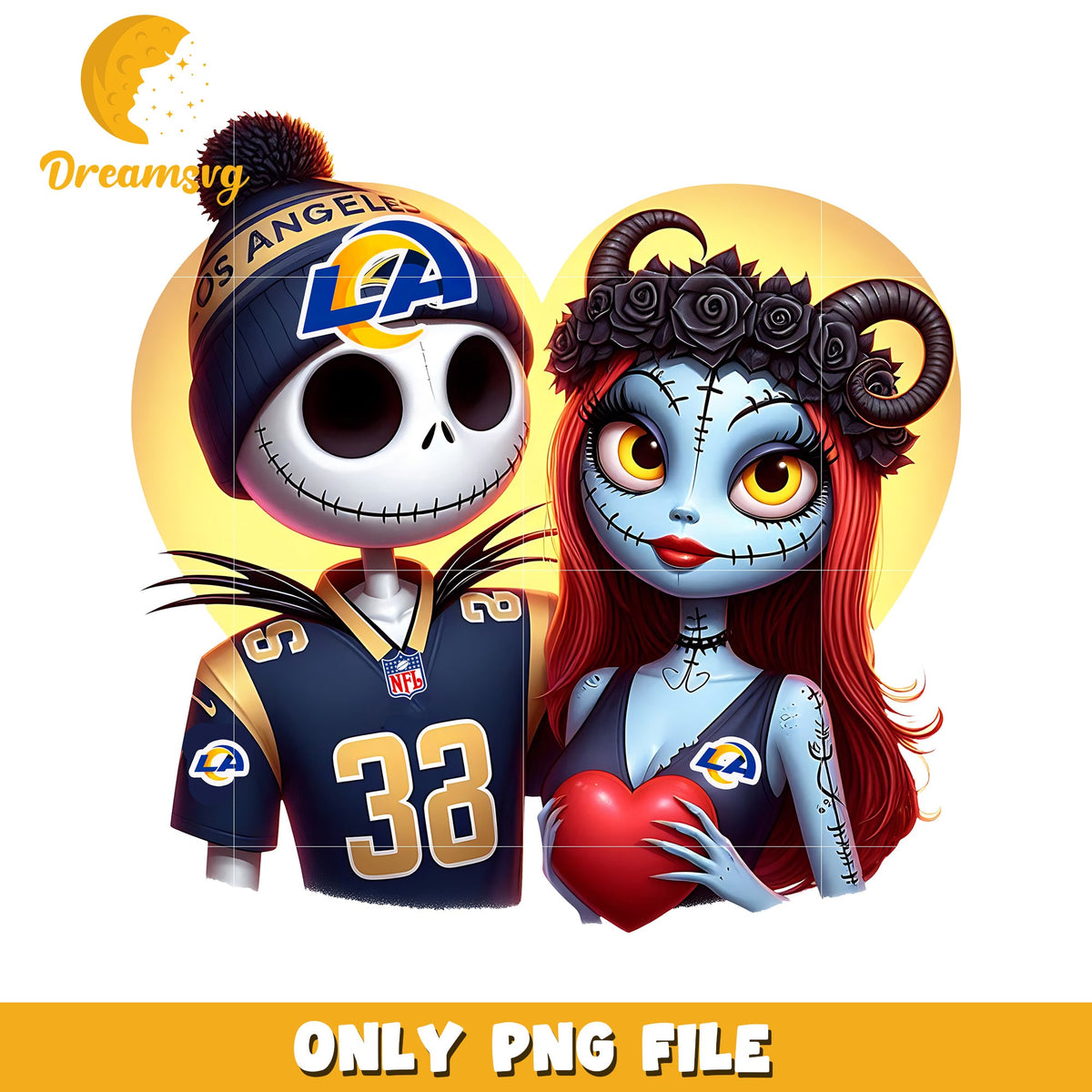 Rams jack and sally png, nfl power rankingsl png, american sports png