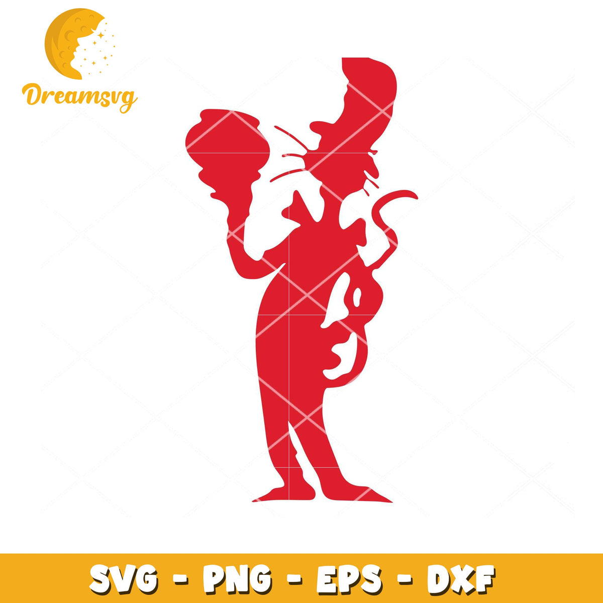Red Cat SVG Cut File Instant Download