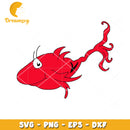 Red Fish SVG Cut File Instant Download