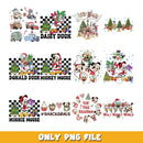 Donald Duck Mickey Mouse Clubhouse bundle png, Disney cartoon png, Digital download