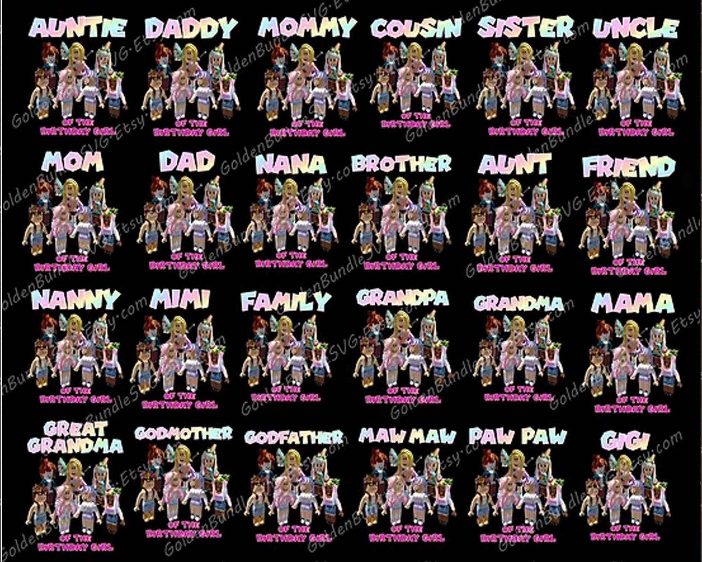 45 Roblox Bundle PNG, Roblox Bundle, Digital clipart download.