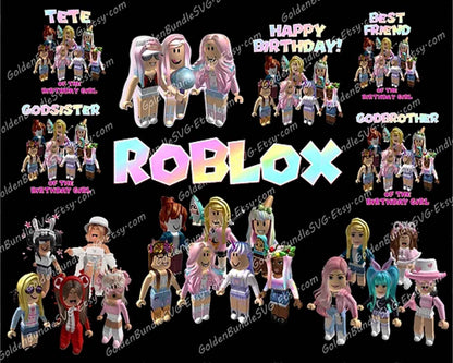 45 Roblox Bundle PNG, Roblox Bundle, Digital clipart download.