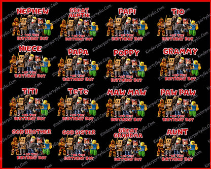 50 Roblox Bundle PNG, Roblox Bundle, Bundle family Digital clipart download.