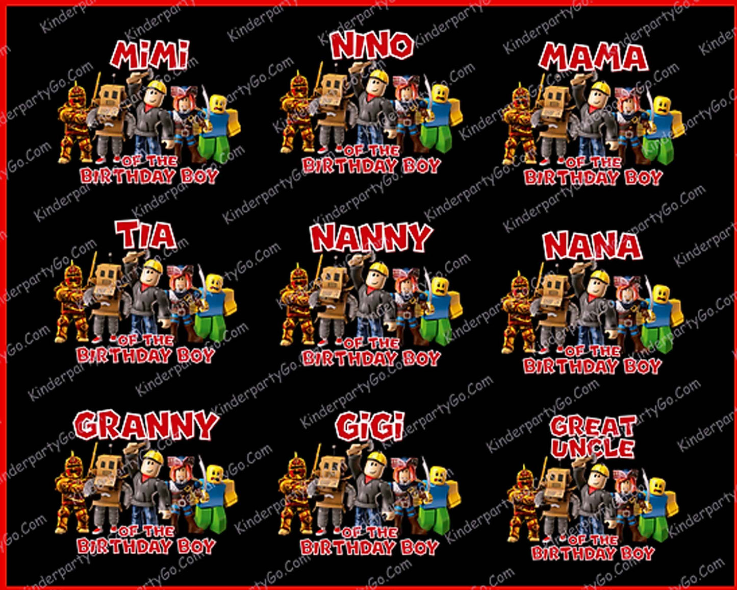 50 Roblox Bundle PNG, Roblox Bundle, Bundle family Digital clipart download.