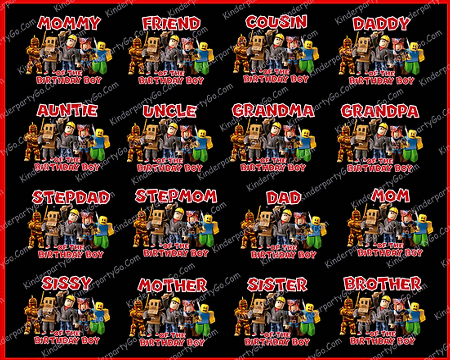 50 Roblox Bundle PNG, Roblox Bundle, Bundle family Digital clipart download.