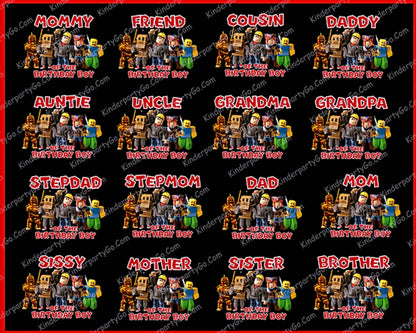 50 Roblox Bundle PNG, Roblox Bundle, Bundle family Digital clipart download.