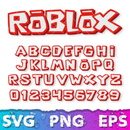 Roblox Font SVG, Roblox Layered Font, Roblox Letters SVG, Roblox Alphabet SVG
