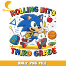 Rollin into third grade png, sonic toys png, sonic characters png
