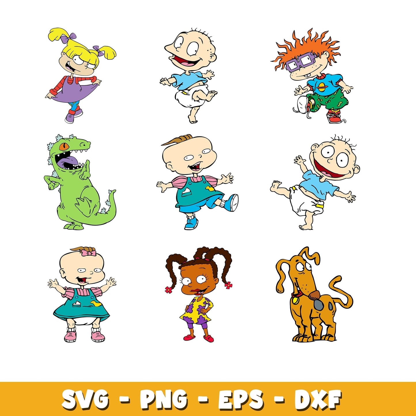 Rugrats Sticker svg, Rugrats bundle svg, cartoon svg