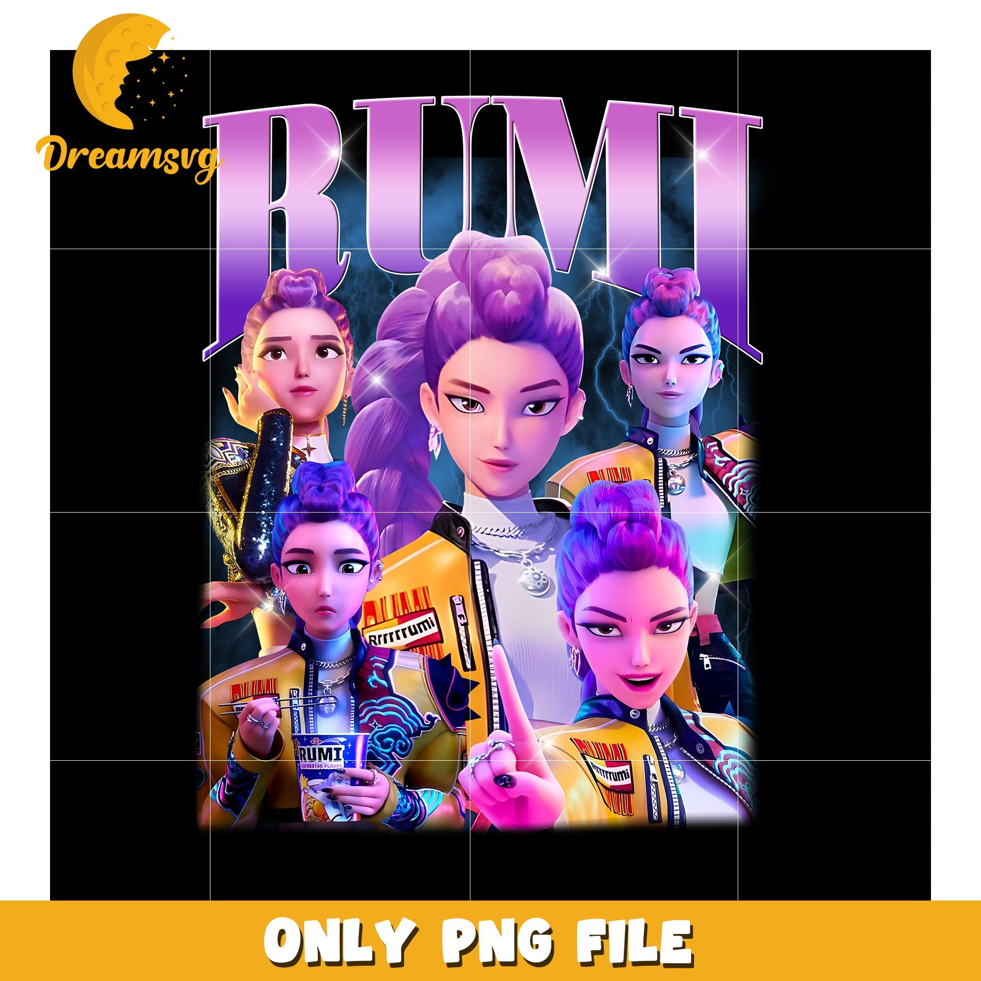 Rumi huntrix png, demon hunters png, huntrix and saja png – Printy Studio