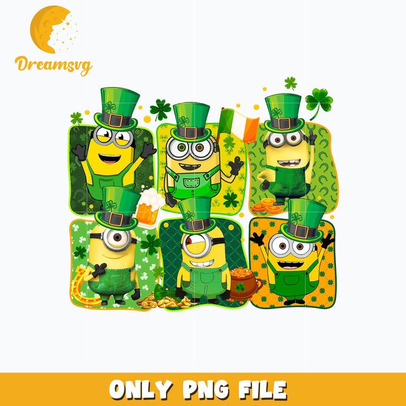 Minions friends st. patricks day Png