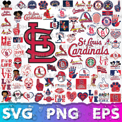 St Louis Cardinals Logo SVG, Cardinals PNG Logo Transparent, SVG Cut Files For Cricut / Silhouette
