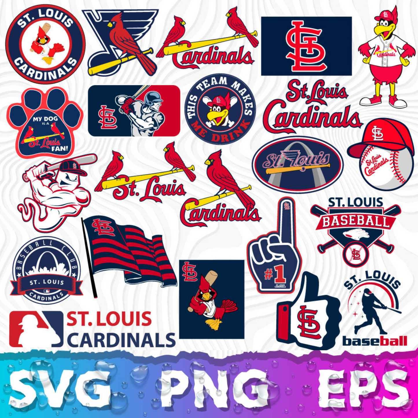 St Louis Cardinals Logo SVG, Cardinals PNG Logo Transparent, SVG Cut Files For Cricut / Silhouette